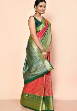 Kanchipuram Saree in Red