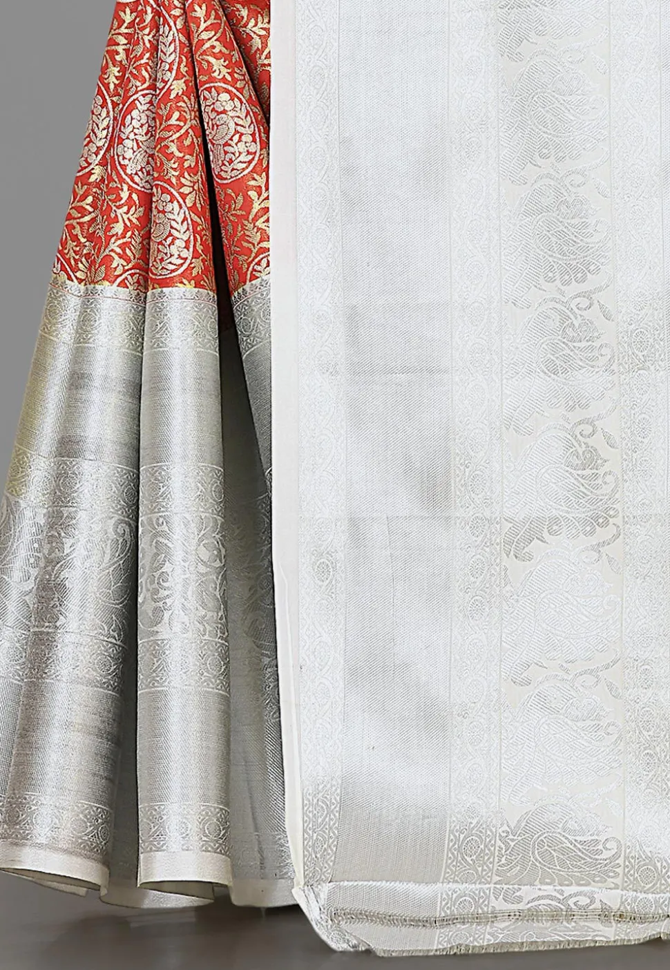 Kanchipuram Saree in Red