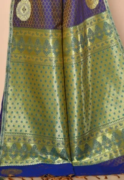 Kanchipuram Saree in Royal Blue