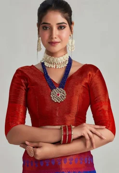 Kanchipuram Saree in Royal Blue