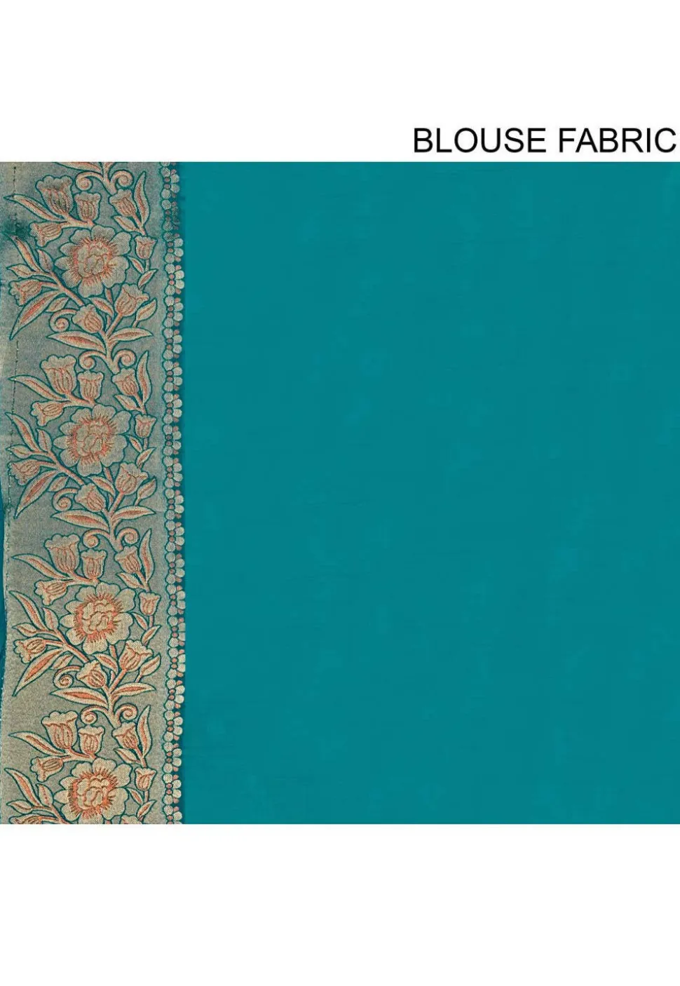 Kanchipuram Saree in Turquoise