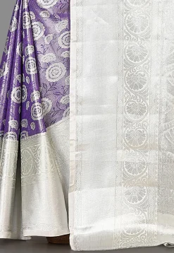 Kanchipuram Saree in Violet