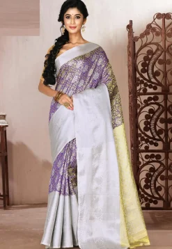 Kanchipuram Saree in Violet