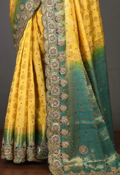 Kanchipuram Saree in Yellow