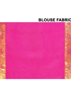 Kanchipuram Silk Embellished Saree in Pink