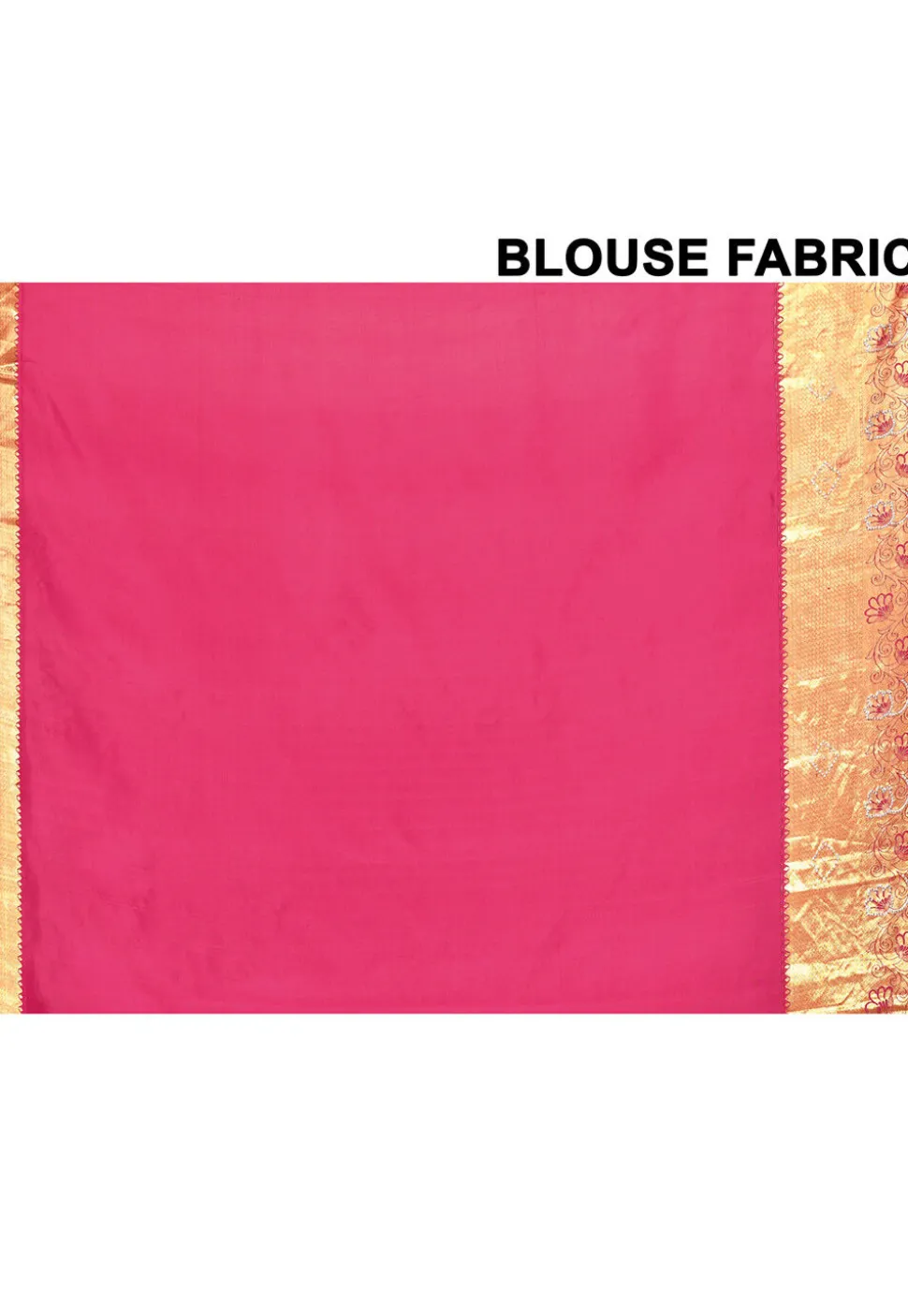 Kanchipuram Silk Embellished Saree in Pink