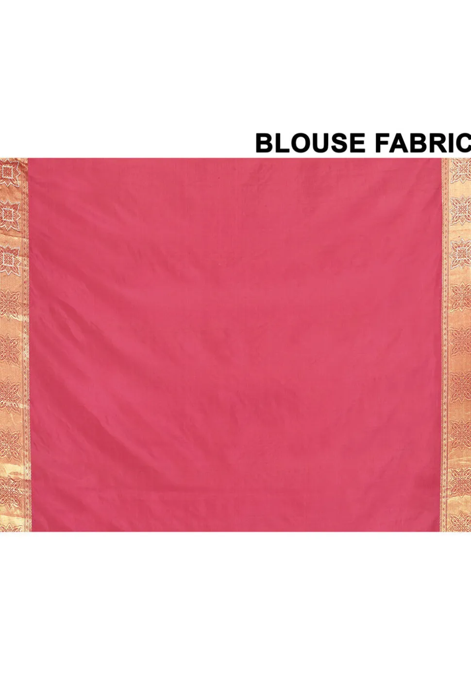 Kanchipuram Silk Embellished Saree in Coral Pink