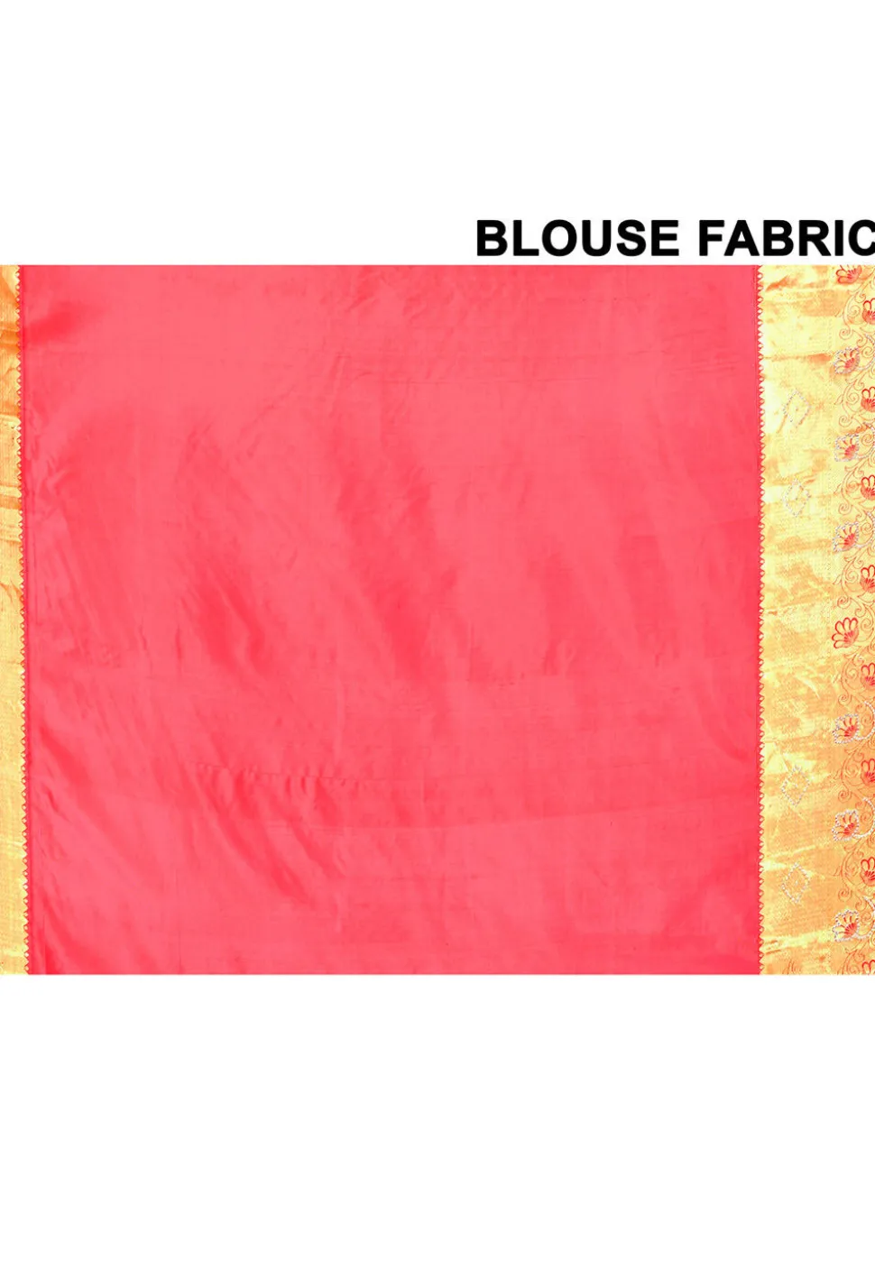 Kanchipuram Silk Embellished Saree in Red