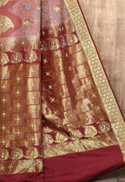 Kanchipuram Silk Saree in Pink