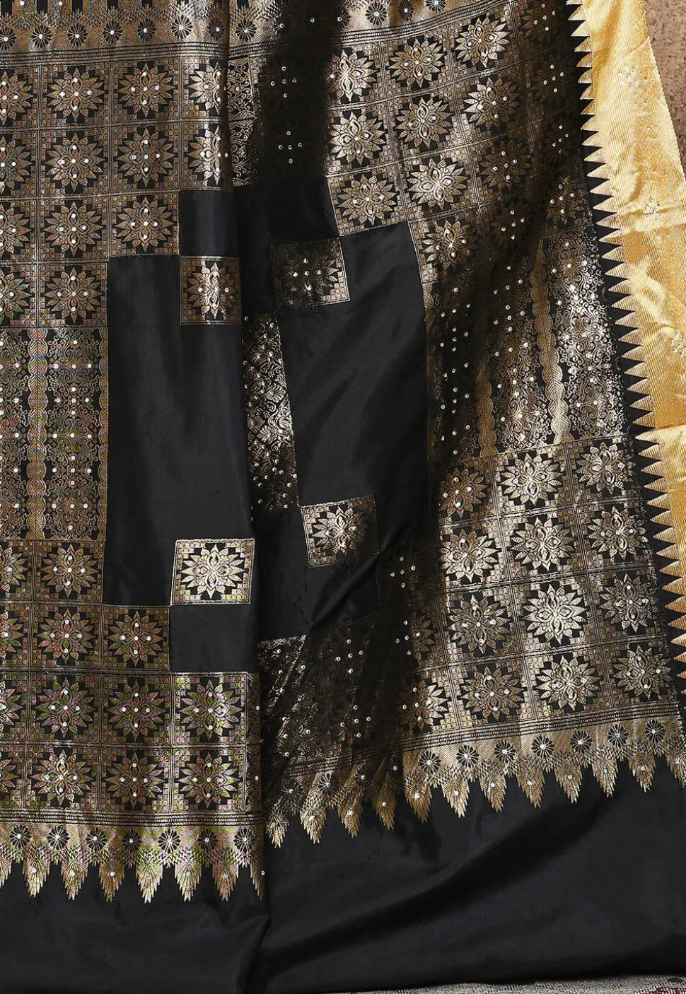 Kanchipuram Silk Saree in Black