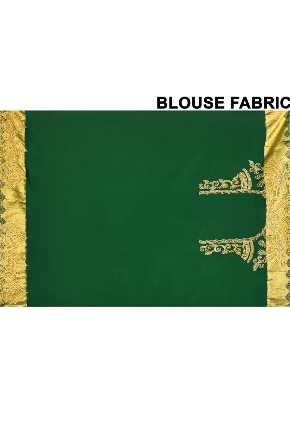 Kanchipuram Silk Saree in Dark Green