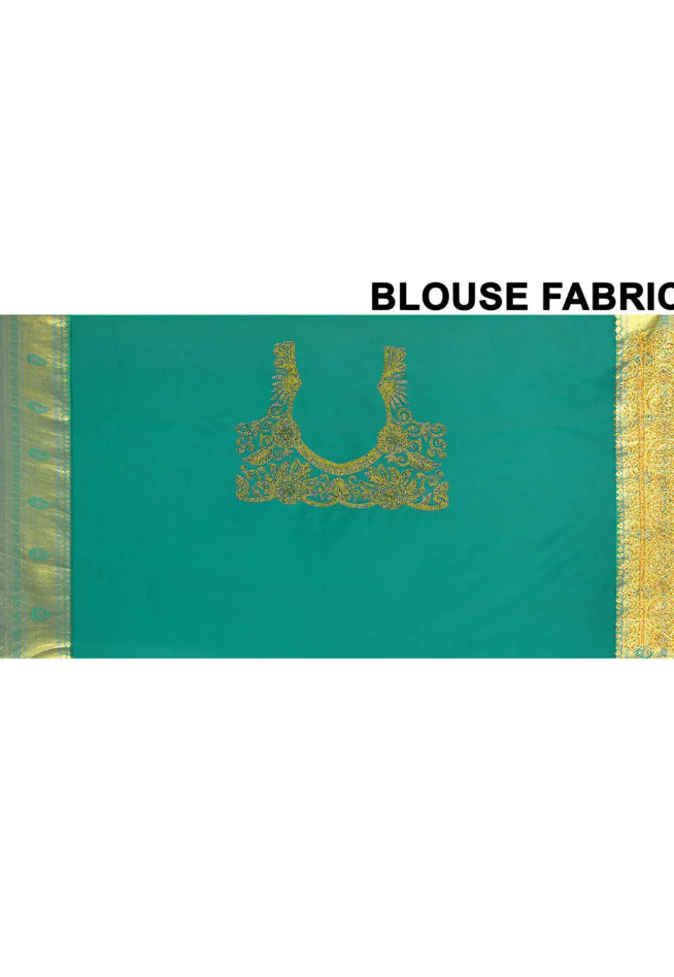 Kanchipuram Silk Saree in Sea Green