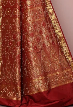 Kanchipuram Silk Saree in Maroon