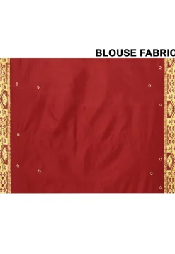 Kanchipuram Silk Saree in Maroon