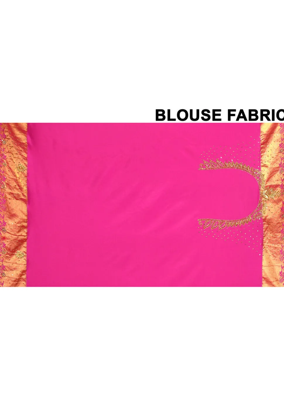 Kanchipuram Silk Saree in Fuchsia