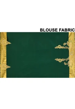 Kanchipuram Silk Saree in Dark Green