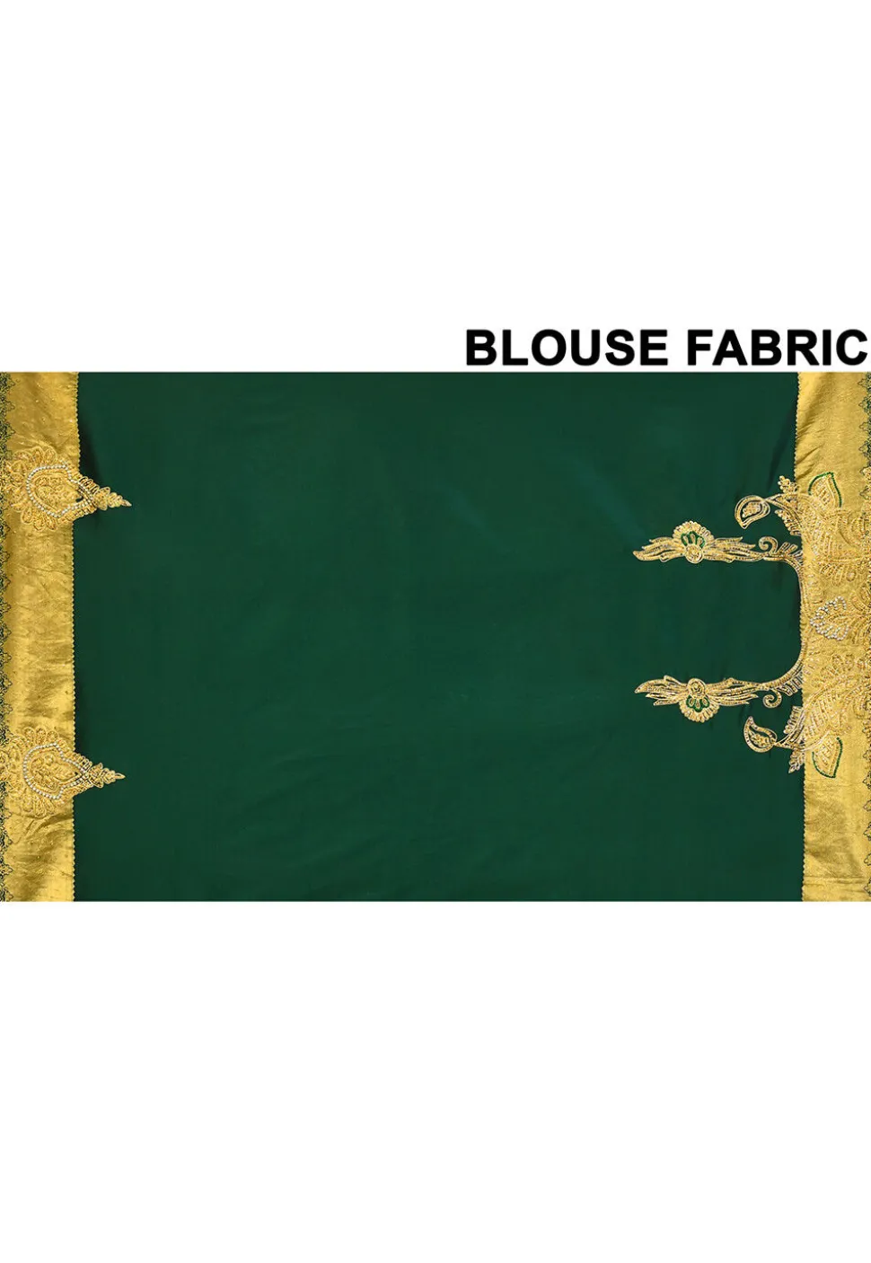 Kanchipuram Silk Saree in Dark Green