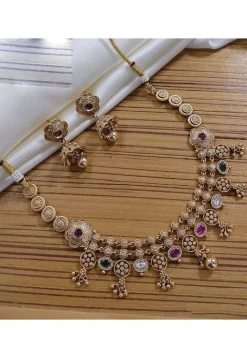 Kemp Stone Studded Necklace Set