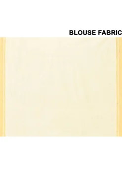 Kerala Kasavu Pure Cotton Saree in Off White