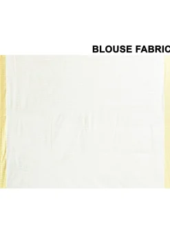 Kerela Kasavu Pure Cotton Saree in Off White