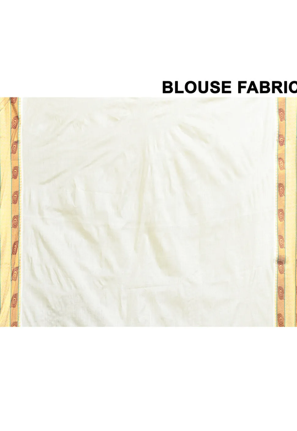 Kerela Kasavu Pure Cotton Saree in Off White