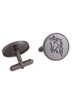 KIngs Knight Metallic Cufflink Pair