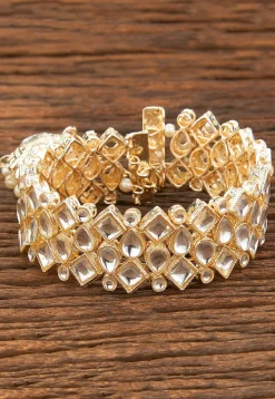 Kundan Adjustable Bracelet