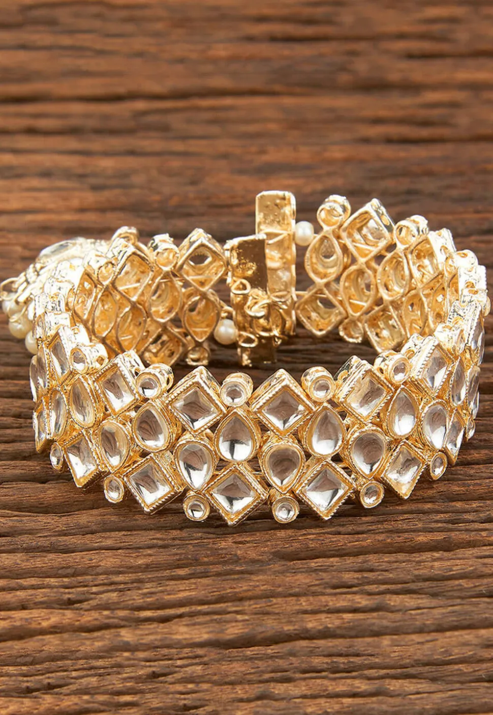 Kundan Adjustable Bracelet