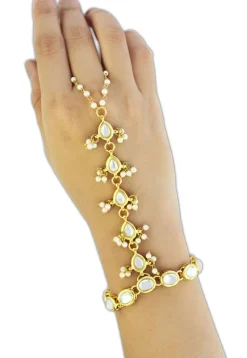Kundan Adjustable Haath Phool