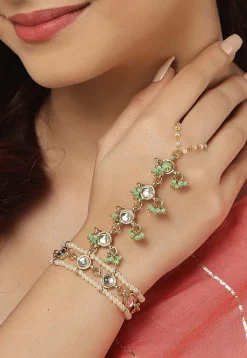 Kundan Adjustable Haath Phool
