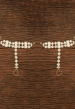 Kundan Adjustable Haath Phool Pair