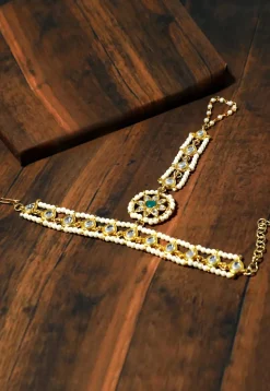 Kundan Adjustable Haath Phool