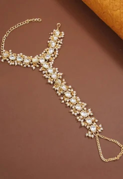 Kundan Adjustable Haath Phool
