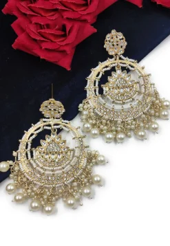 Kundan Chandbali Earrings