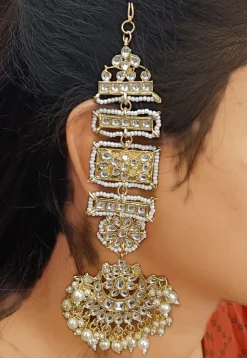 Kundan Chandbali Earrings