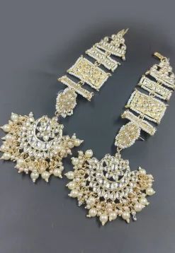 Kundan Chandbali Earrings