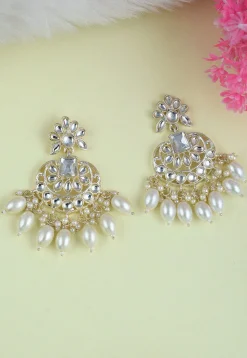 Kundan Chandbali Earrings