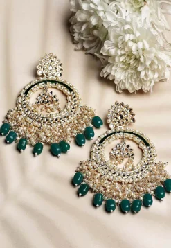 Kundan Chandbali Earrings