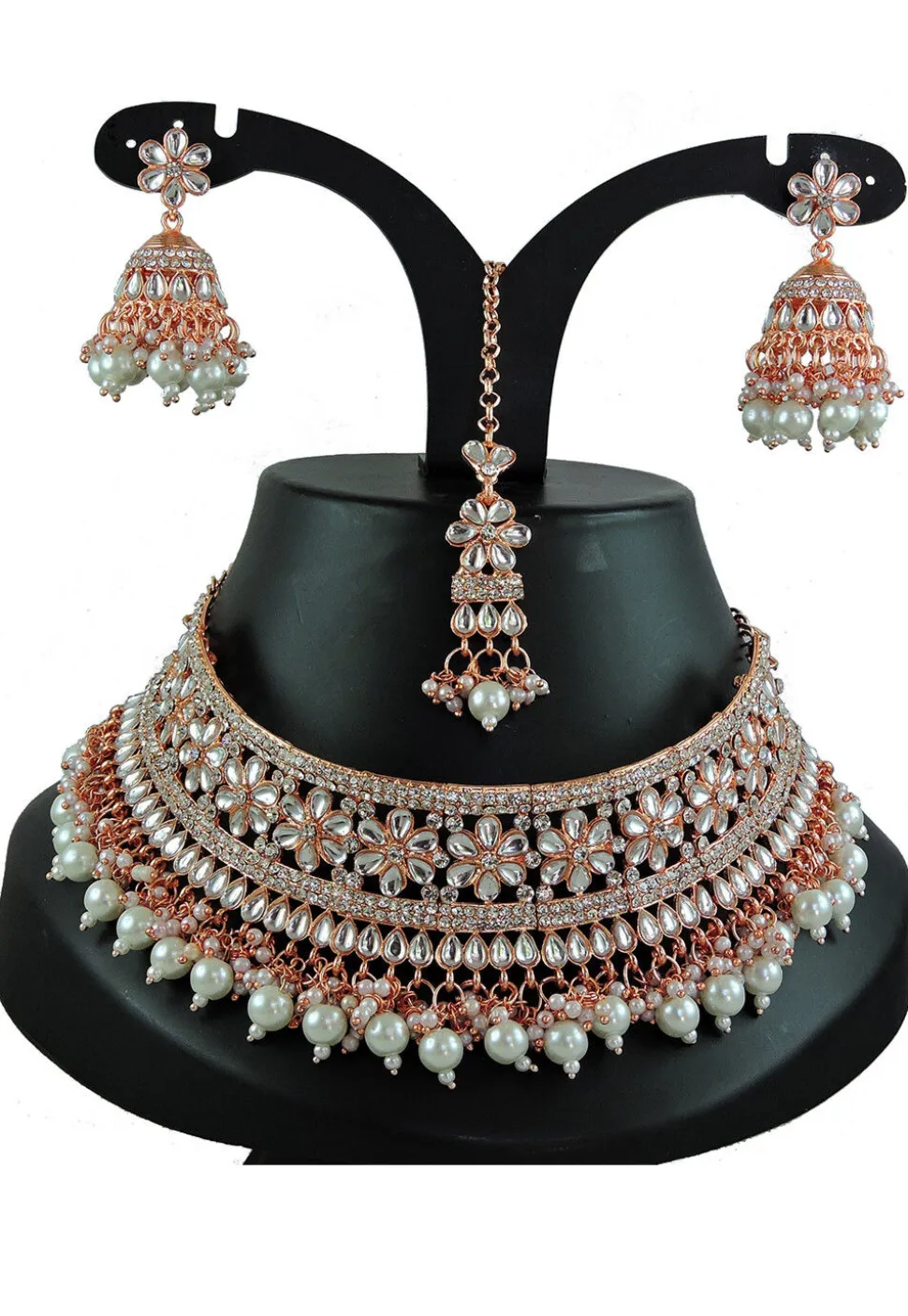 Kundan Choker Necklace Set