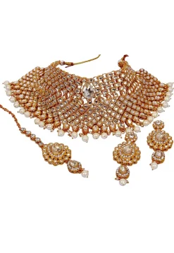 Kundan Choker Necklace Set