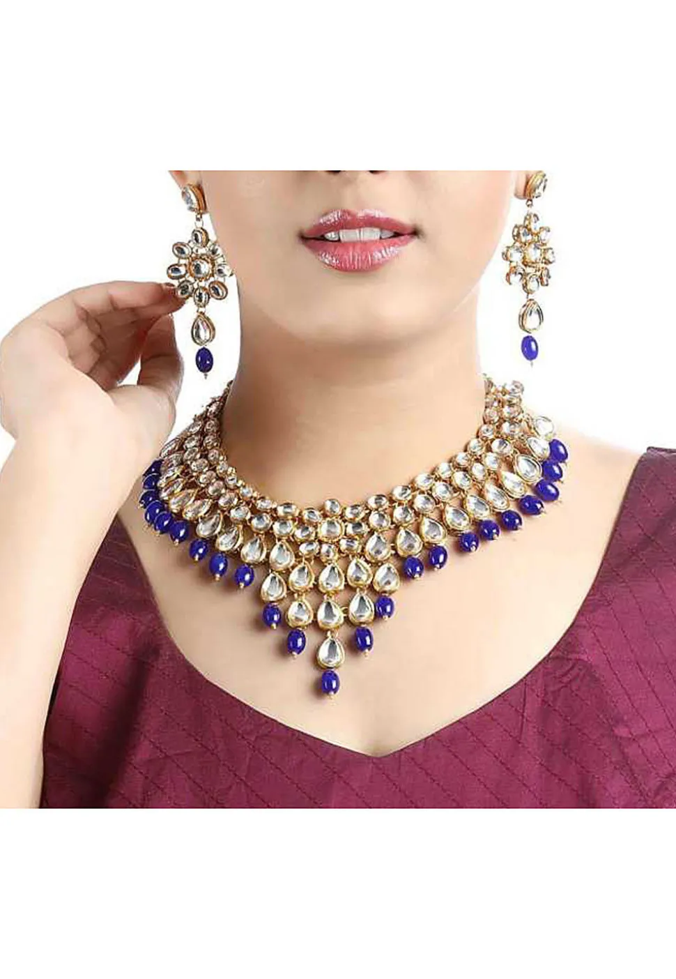 Kundan Choker Necklace Set