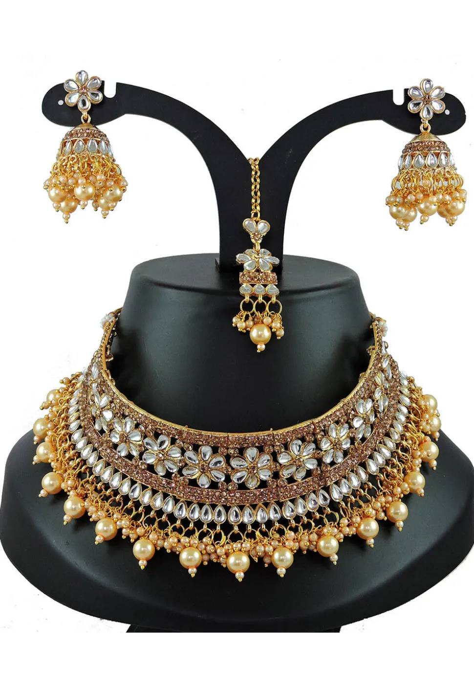 Kundan Choker Necklace Set