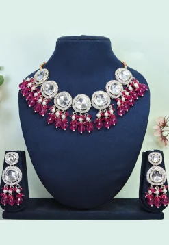Kundan Choker Necklace Set