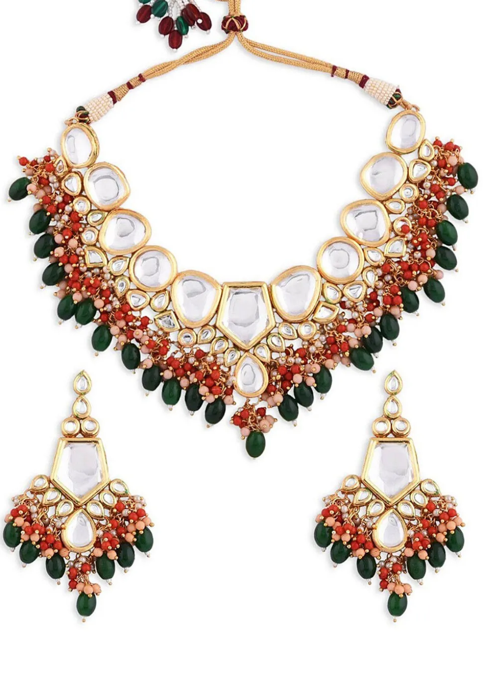Kundan Choker Necklace Set