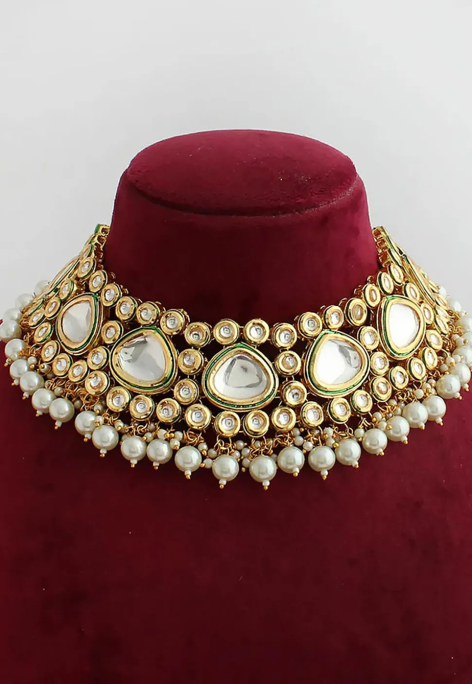Kundan Choker Necklace Set