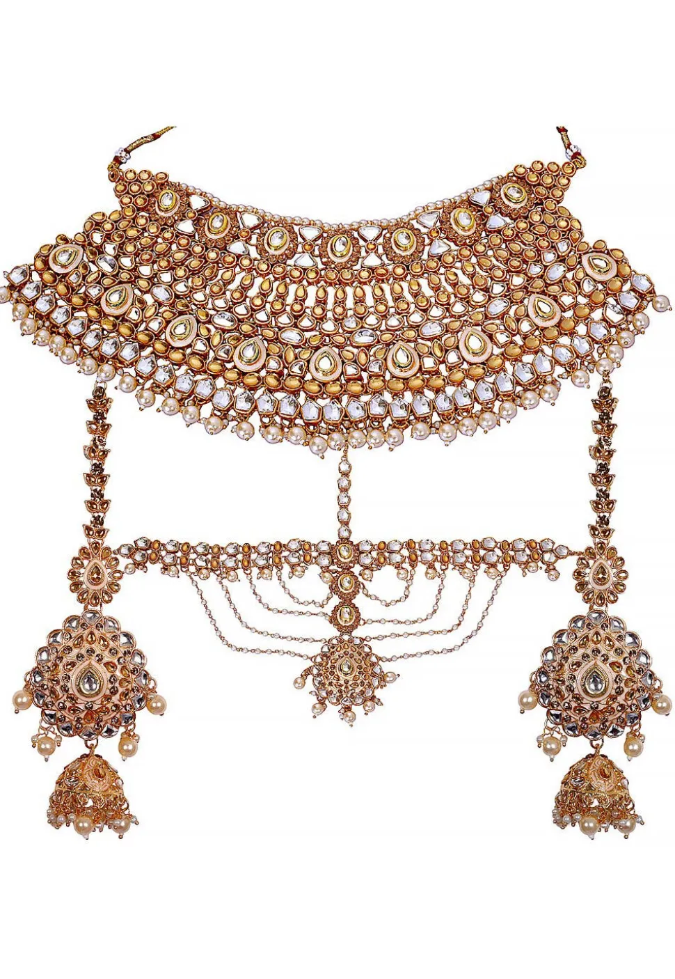 Kundan Choker Necklace Set