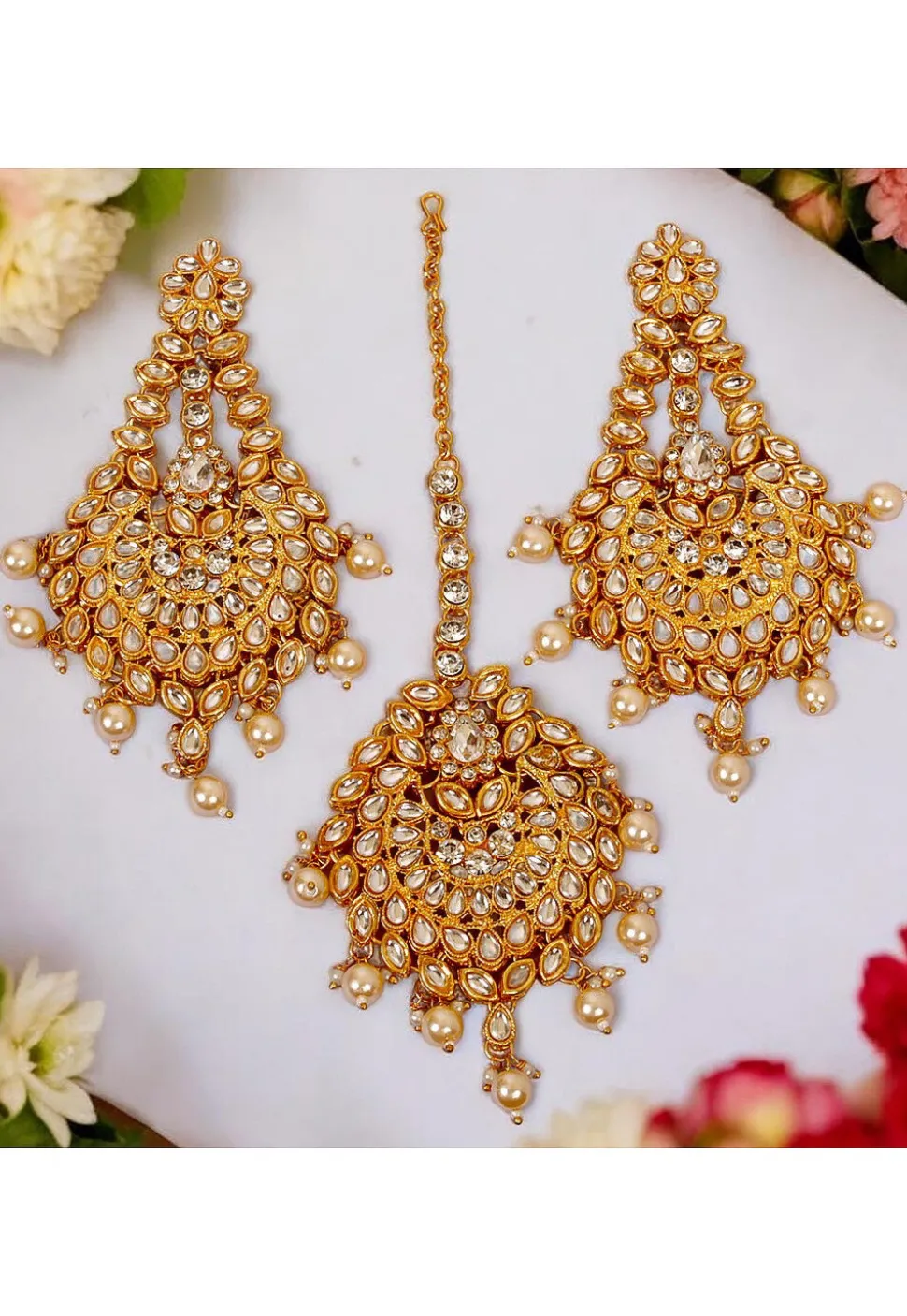 Kundan Choker Necklace Set
