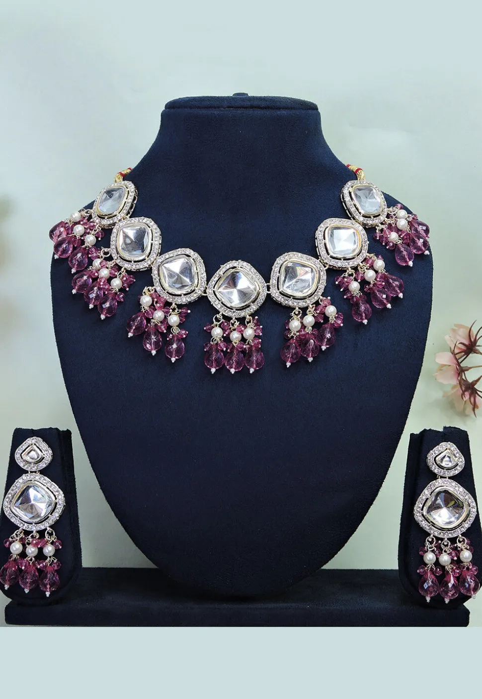 Kundan Choker Necklace Set