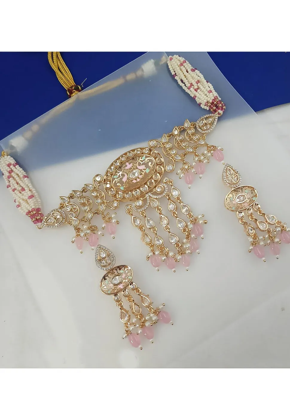 Kundan Choker Necklace Set