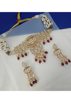 Kundan Choker Necklace Set